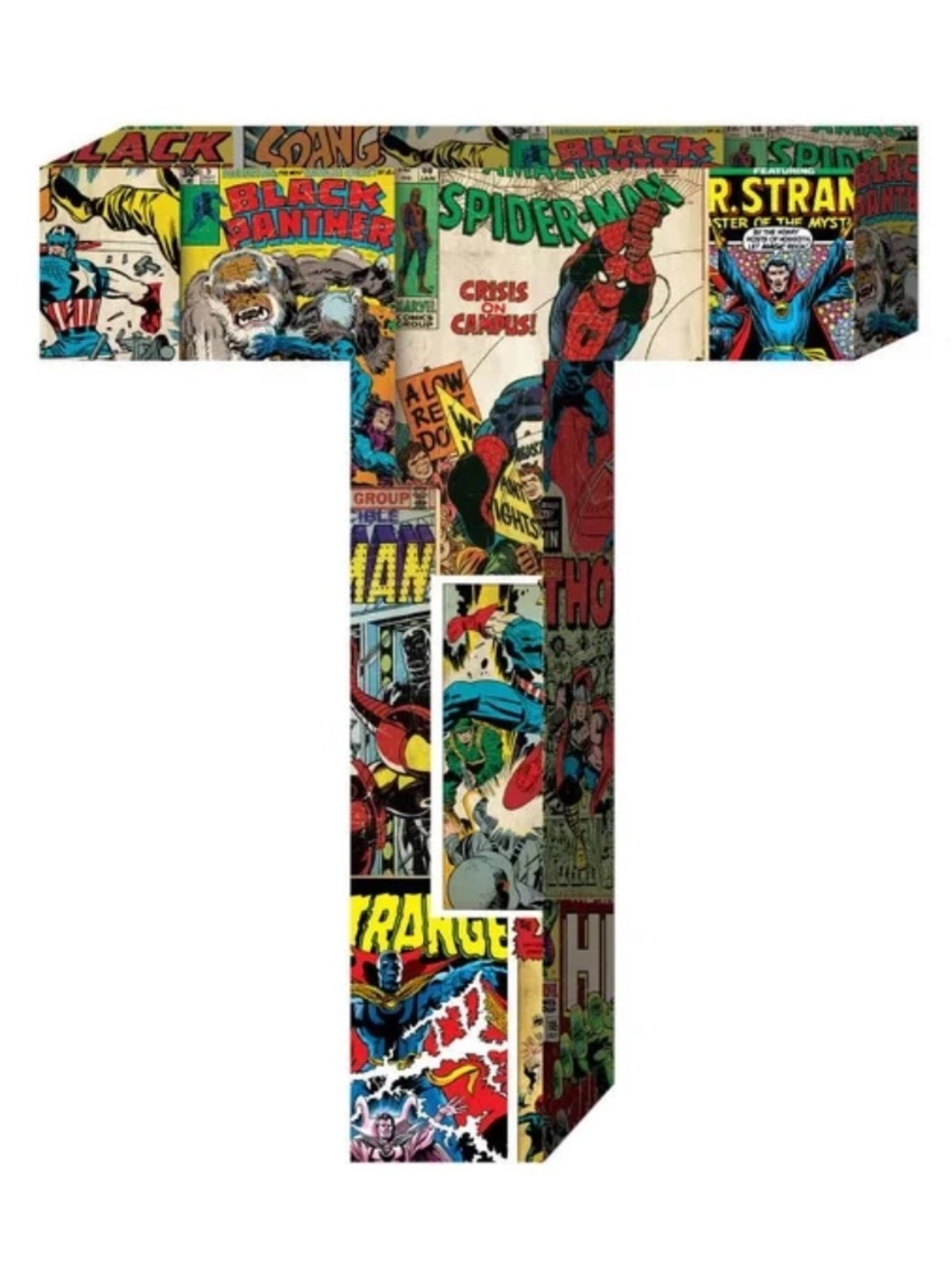 Marvel Decor Letter T